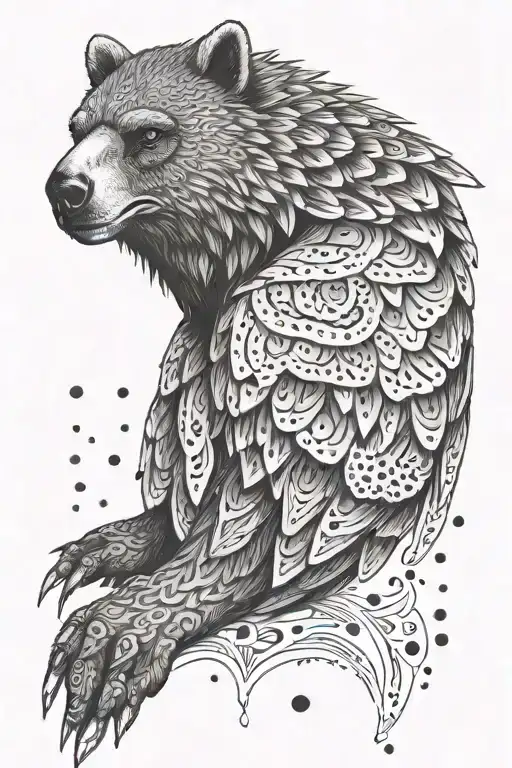 Hawk Bear Wearing