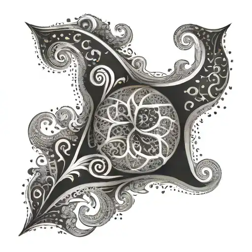 An Intricate Unalome Symbol With Hidden Esoteric Meanings