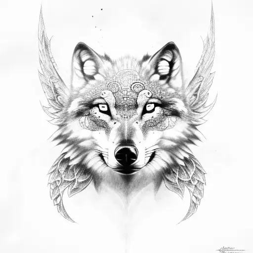 Gurdian Angel Nad Wolf And Football