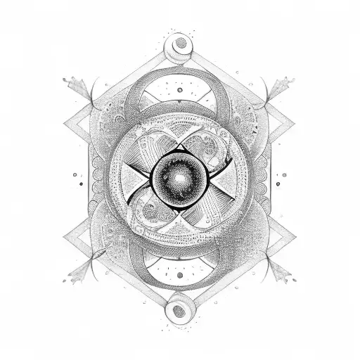 Infinity Symbol Combine Yin Yang