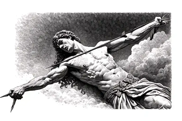 Achilles Dying With Arrow