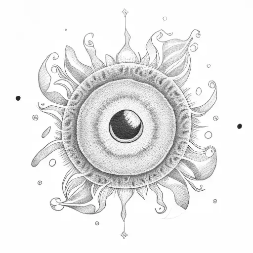 Sun And 4 Clover Small