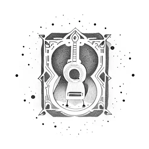 Aperture With Guitar Strings