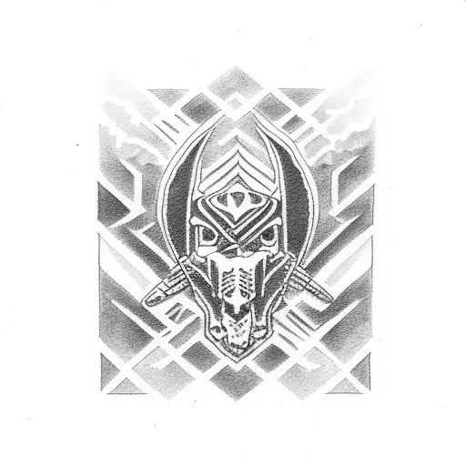 Samoan Tribal Harley Davidson Symbol