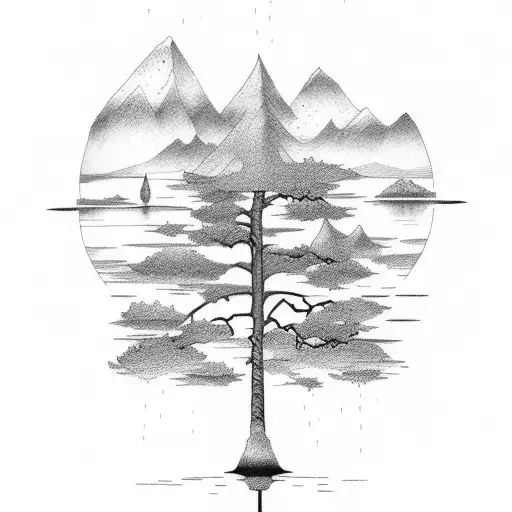 Lake And Tree