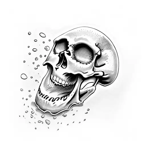 Skeleton Watering Another Skeleton