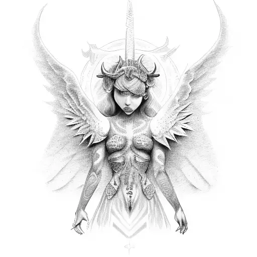 Shoulder To Shoulder Angel And Demon