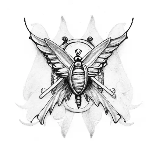 Butterfly With Pirate Ship Picture Inside Of This Wings