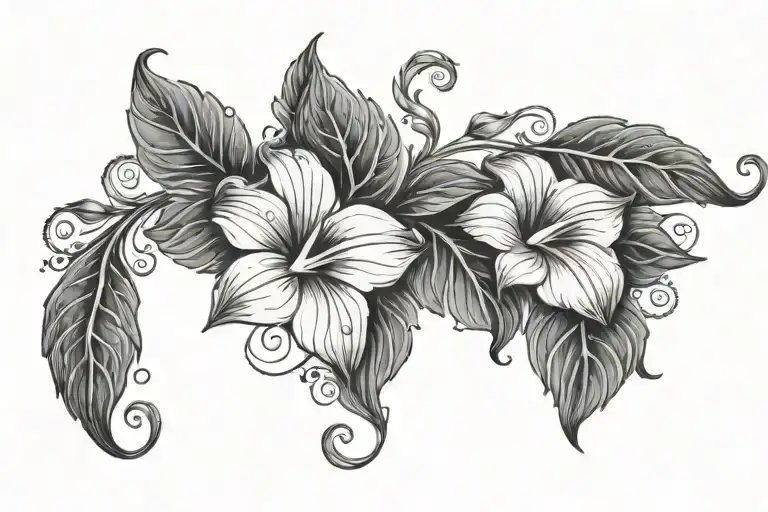 Swirling Morning Glory Vine