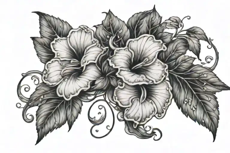 Swirling Morning Glory Vine