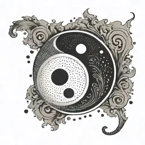 The Yin Yang Symbol In The Form Of A Dot Ver Com Os