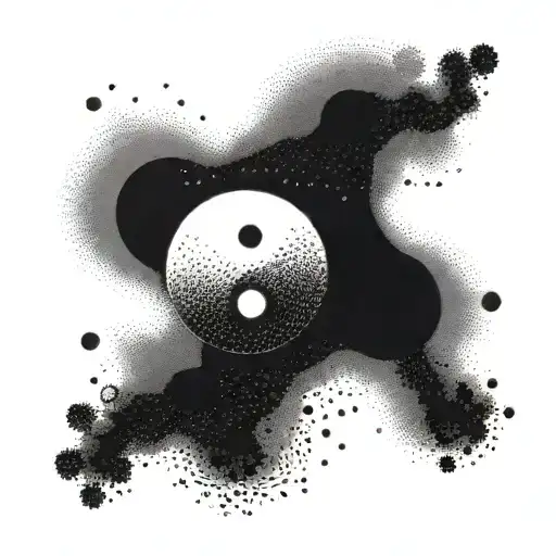 The Yin Yang Symbol In The Form Of A Dot Ver Com