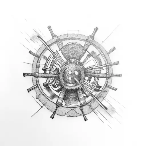 Black Craw In A Industrial Tower