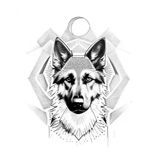 German Shepard With Clint Eastwood