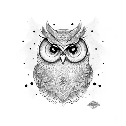 Owl With Clook