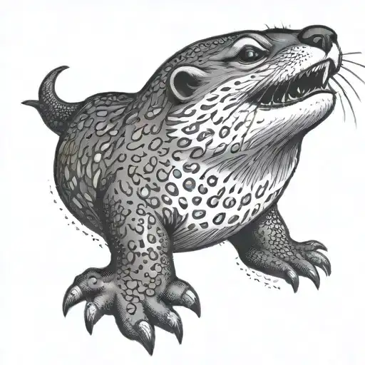 Otter Laughing Water