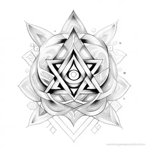 Valknut Lotus Flower