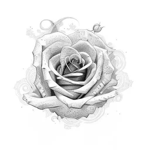 The Name Dede Then Under It A Rose And Inside It The Birthdate Which Is 17-6-2001