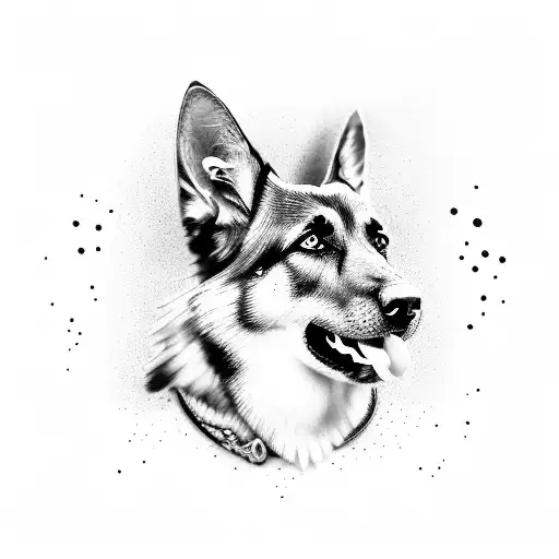 German Shepherd Portrait