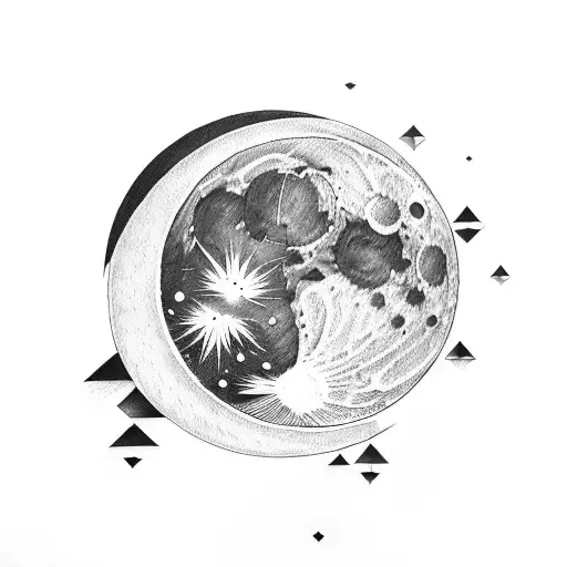 Moon With Broken Sword