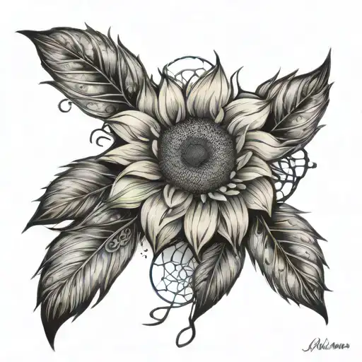 Sunflower And Dream Catcher And Marina Name Incorporated