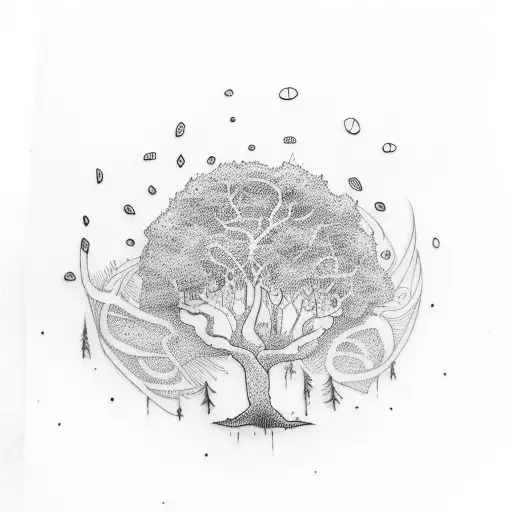 Tree Of Live Graffiti