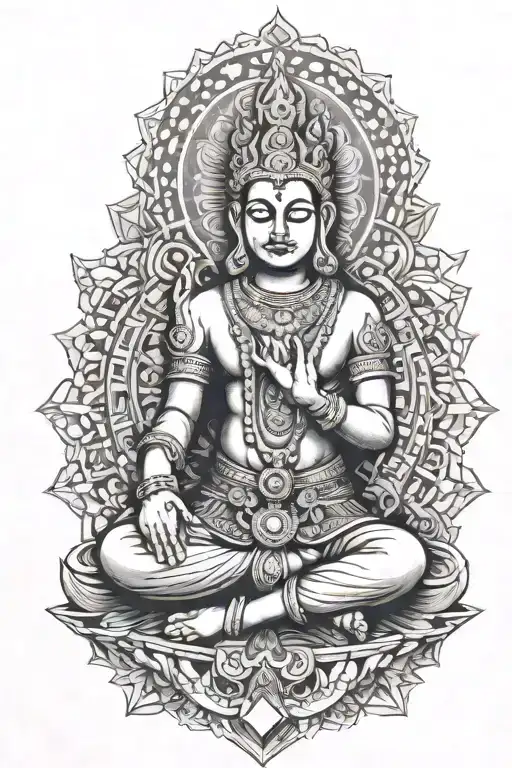 Hindu God Geometric