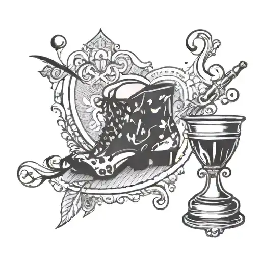 Create A Tattoo That Symbolizes The Balance Between Your Legal Career And Love For Salsa Dance