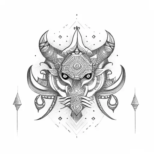 South Indian Tribal Arm Sleeve