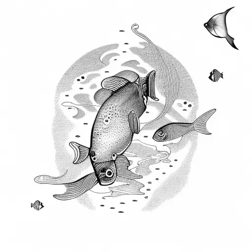 Fish Swimming In The Sky