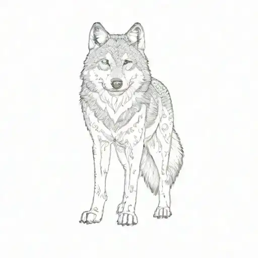 A Grey Wolf