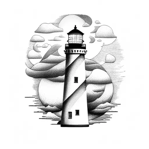 Half Lighthouse In A Dream