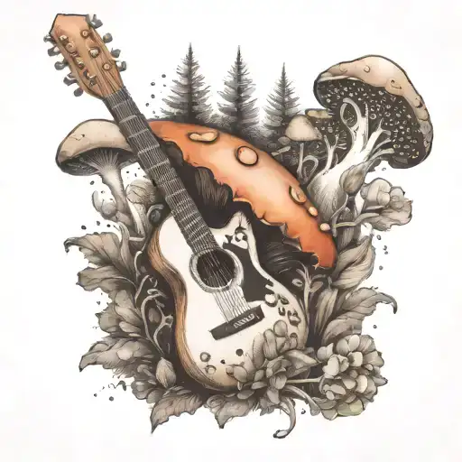 Guitar Forest Mushroom