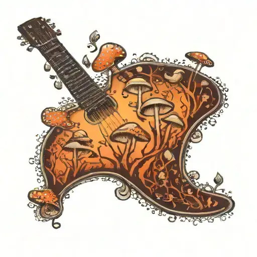Guitar Forest Mushroom