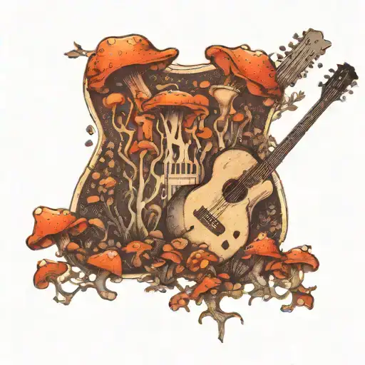 Guitar Forest Mushroom