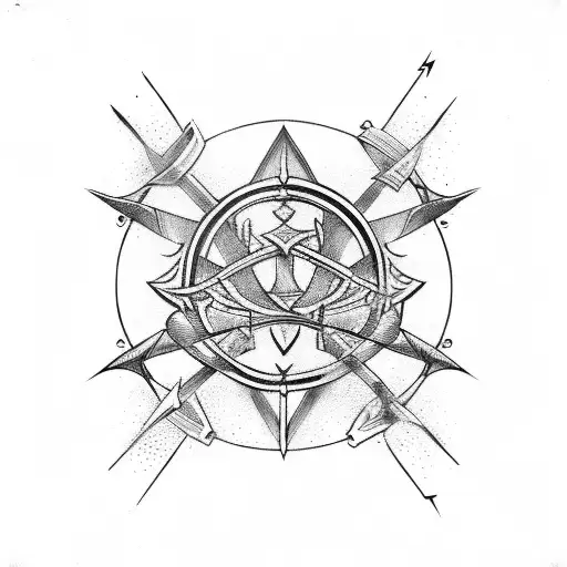 Arrow With Circles And Russian Text