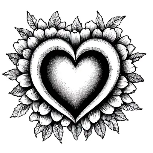 Flower Heart Of Mary