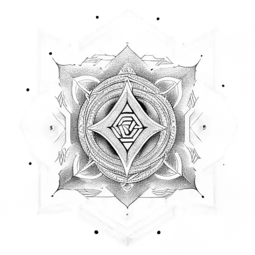 Valknut Lotus Flower