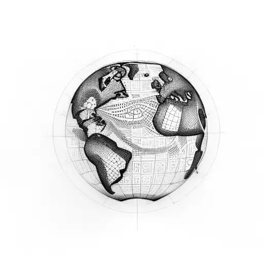 Un Globe Du Monde Avecla Roumanie