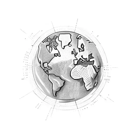 Un Globe Du Monde Avec La Roumanie