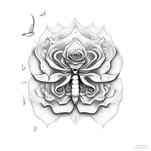 Skeleton Rose Butterfly's