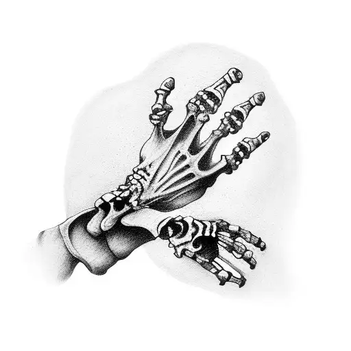 Skeleton Hand With Candel