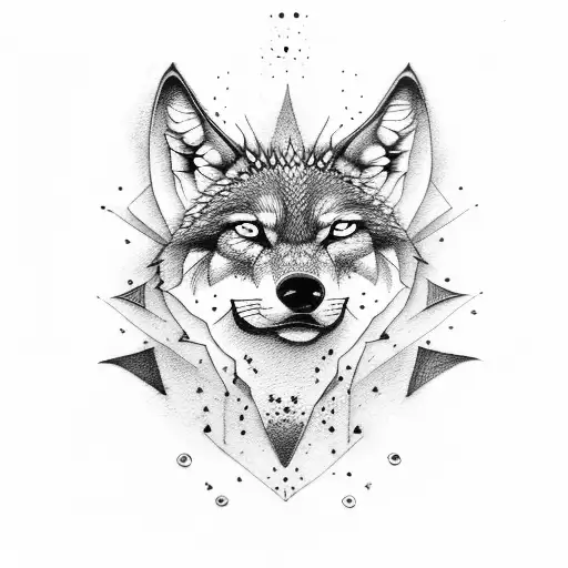 Full Body Wolf Attacking