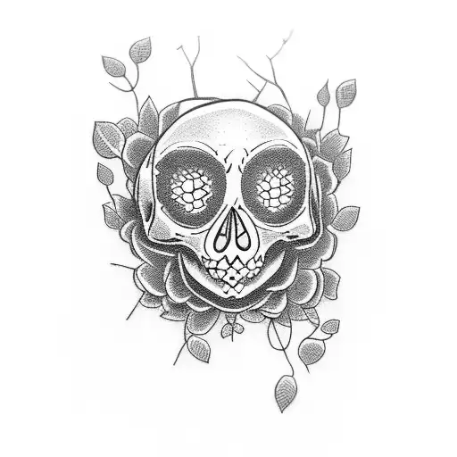 Cute Cartoon Skeleton