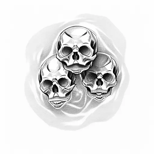 Skull With Dollar