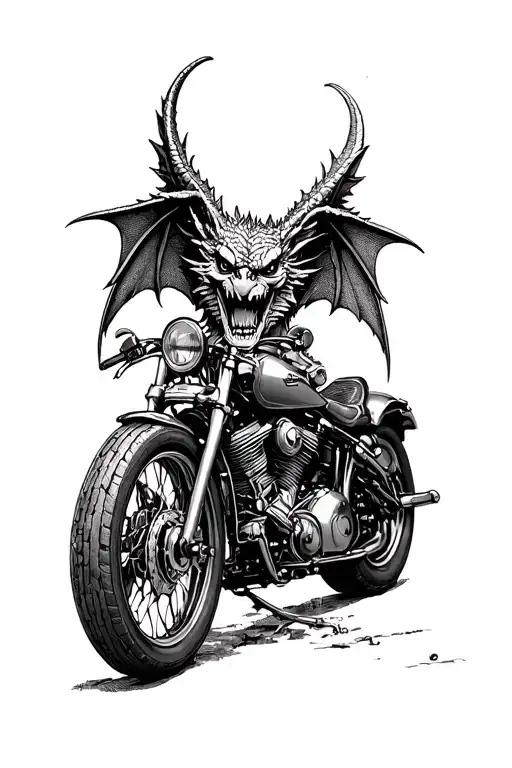 Maps Gargoyle Old School Motorcycle Hd Gothic