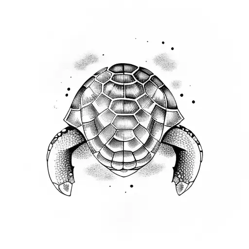 Turtle With A Strainer On Its Head