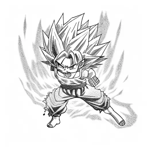 Goku Fighting Itachi