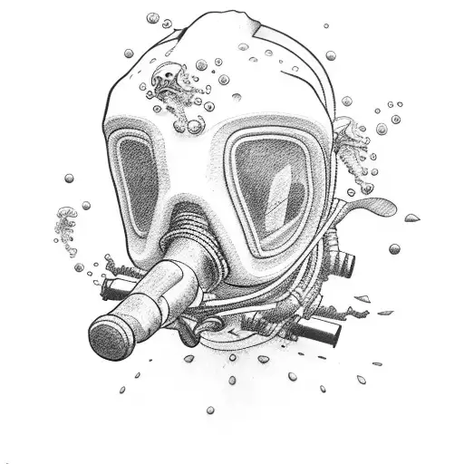 Scuba Diver To Hide Body Scar