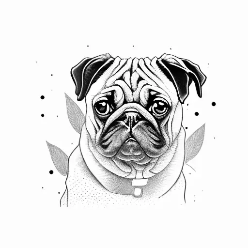 Black And White Pug
